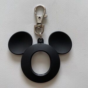 Disney Magic Band2 Mickey Mouse Head Black MagicKeeper Lanyard Clip Keychain